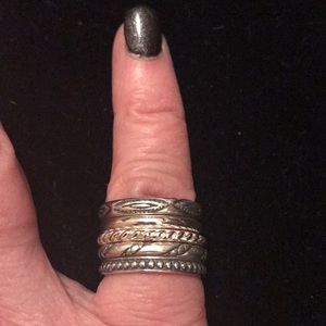 Sterling silver rings